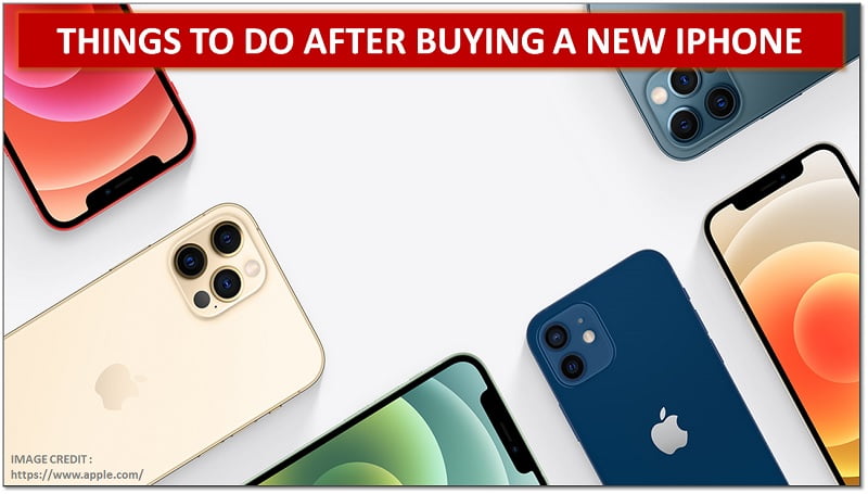 things to do after buying a new iphone