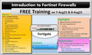 fortinet firewall free training