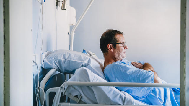 Hospital bedridden patient 