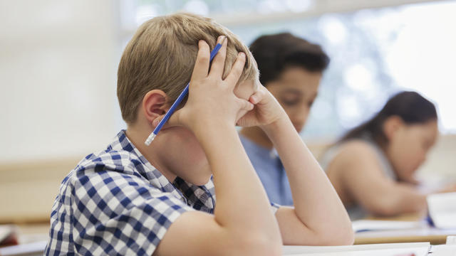 Students working in classroom 