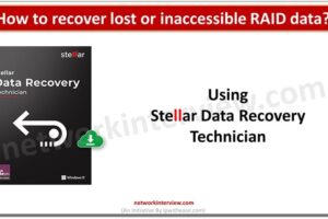 How to recover lost or inaccessible RAID data