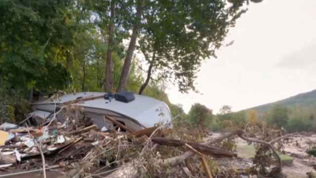 Helene destroyed their North Carolina campground, but they're staying put 