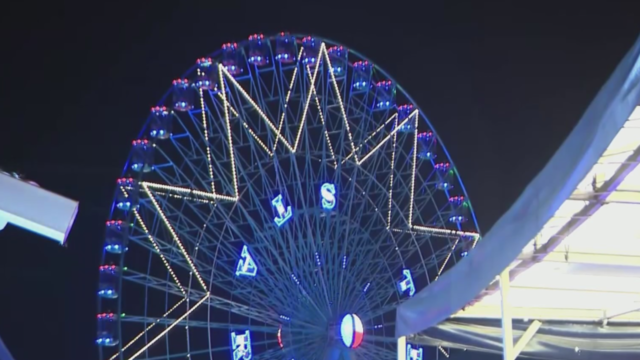 State Fair of Texas at night 