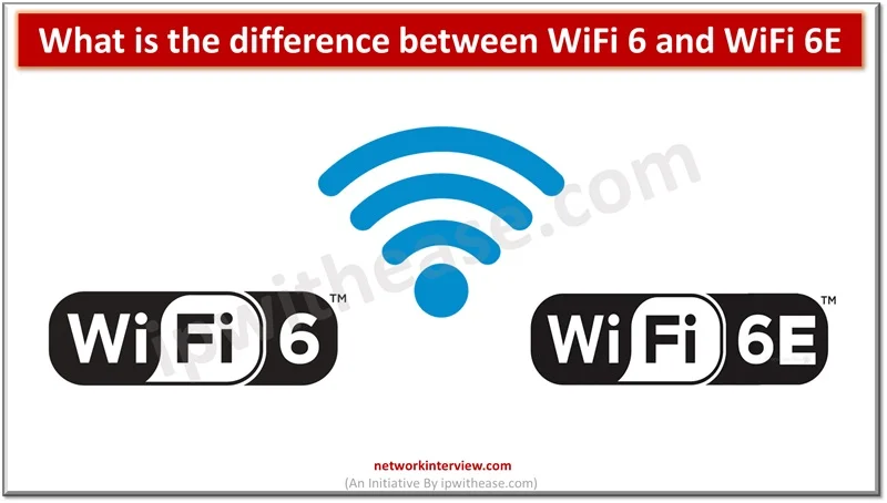 What is the difference between WiFi 6 and WiFi 6E